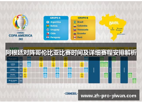 阿根廷对阵哥伦比亚比赛时间及详细赛程安排解析