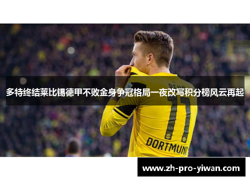 多特终结莱比锡德甲不败金身争冠格局一夜改写积分榜风云再起 多特终结莱比锡德甲不败金身争冠格局一夜改写积分榜风云再起